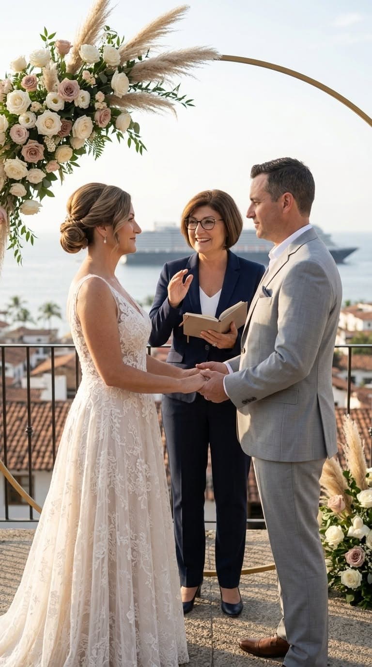 Vallarta Vows vertical ceremony advertisement